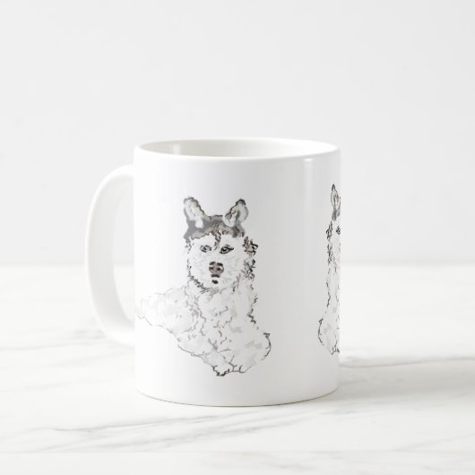 Mug : Alaskan Husky (Devant gauche)
