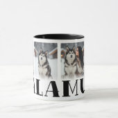Mug Alaskan Malamute Custom Photo Dog Lovers (Centre)