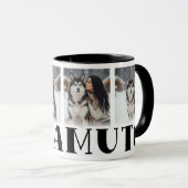 Mug Alaskan Malamute Custom Photo Dog Lovers (Devant droit)