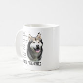 Mug Alaskan Malamute FAQ (Devant gauche)