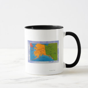 Mug AlaskaSalutations de la carte Alaska