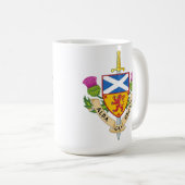 Mug Alba Gu Bràth Scottish Heritage Crest Inspiré (Devant droit)