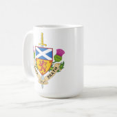 Mug Alba Gu Bràth Scottish Heritage Crest Inspiré (Devant gauche)