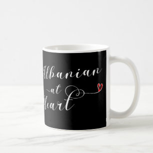Mug Albanais De Heart Mug, Albanie