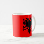 Mug Albanie - Drapeau albanais (Devant droit)