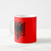 Mug Albanie - Drapeau albanais (Devant gauche)