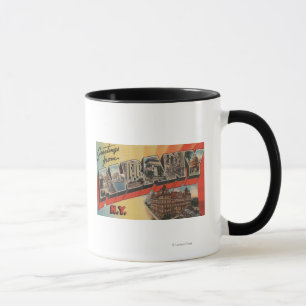 Mug Albany, New York - grandes scènes 2 de lettre