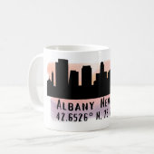 Mug Albany NY City Skyline (Devant gauche)