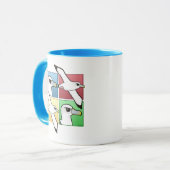 Mug Albatros de quatre couleurs (Devant gauche)