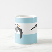 Mug Albatros volants avec le crâne humain (Centre)