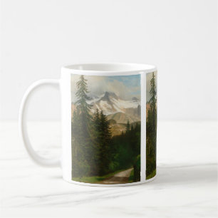 Mug Albert Bierstadt Peinture Neige dans le Haut Pays