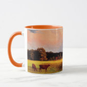 Mug Albert Bierstadt peinture, Paysage bavarois (Gauche)