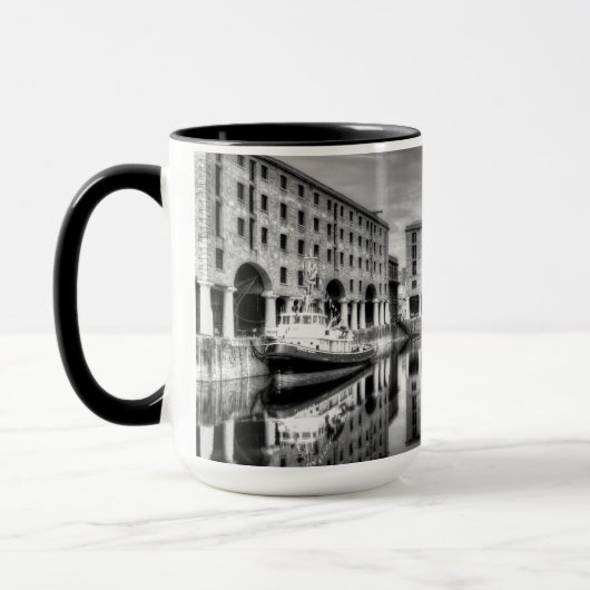 Mug Albert Dock Liverpool Réflexions (Gauche)