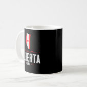 Mug Alberta Canada Alberta Souvenir Canadien (Devant gauche)