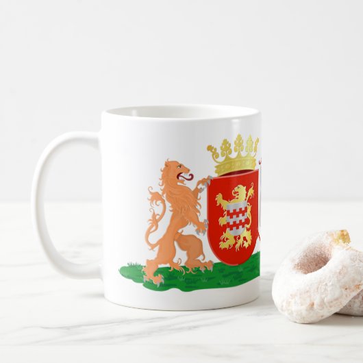Mug Alblasserwaard En De Landen Van Arkel Beneden De Z (Avec donut)