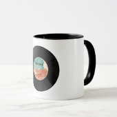 Mug Album musical Retro Vinyl Record (Devant droit)