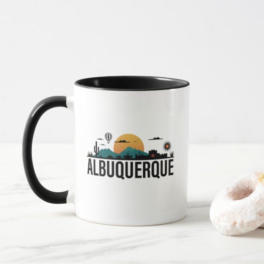 Mug Albuquerque Nouveau-Mexique (Avec donut)