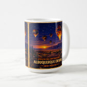 Mug Albuquerque Route 66 Désert Café Style Cadeau (Devant droit)