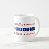 Mug ALBURY-WODONGA - Mon foyer - Australie;Coeurs (Devant droit)