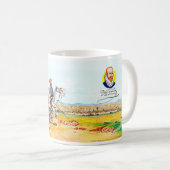 Mug Alcalá de Henares - Cervantes et D. Quijote (Devant droit)