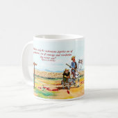 Mug Alcalá de Henares - Cervantes et D. Quijote (Devant gauche)