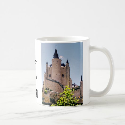 Mug Alcázar De Ségovie, Espagne (Droite)