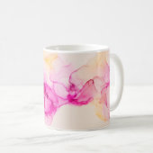 Mug Alcool encre texture marine. L'art contemporain. (Devant droit)