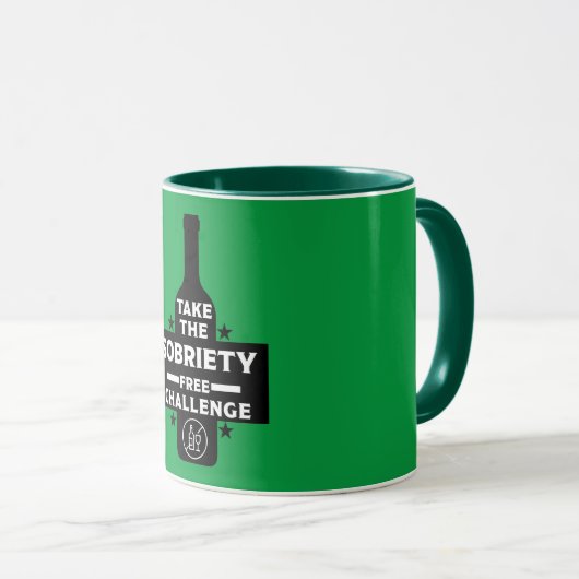 Mug Alcool Gratuit Et Sobre (Devant droit)