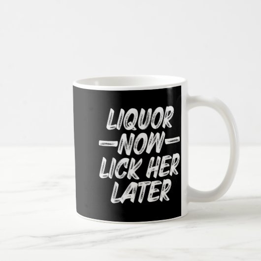 Mug Alcool Lèche-la plus tard Amusement Boire Enterrem (Droite)
