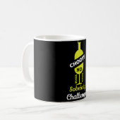 Mug Alcool Sobriété Alcool Sans alcool Support Teetota (Devant gauche)