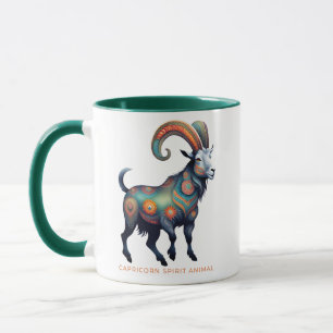 Mug Aleبری Capricorne Esprit Animal Chèvre de Montagne