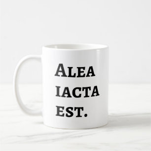Mug Alea Iacta Est - Citation latine César