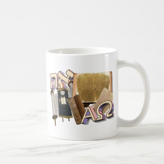 Mug Aleph Tav/alpha et Omega (Droite)
