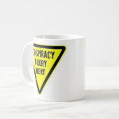 Mug Alerte de théorie du complot (Devant gauche)