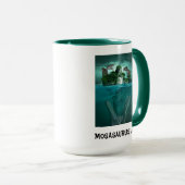 Mug Alerte Mosasaure ! Attaque de dinosaure (Devant droit)