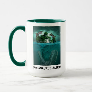 Mug Alerte Mosasaurus ! Personnalisez Dino Mu Monde Ju