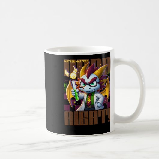 Mug Alerte nerd - S - Sticker Anime Dragon En Colère (Droite)