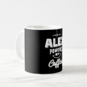 Mug Alex Nom personnalisé Anniversaire Cadeau (Devant gauche)