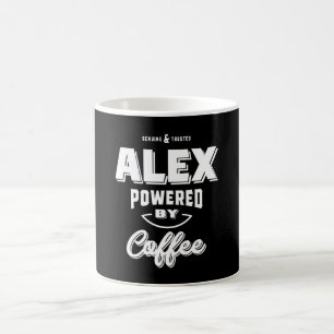 Mug Alex Nom personnalisé Anniversaire Cadeau