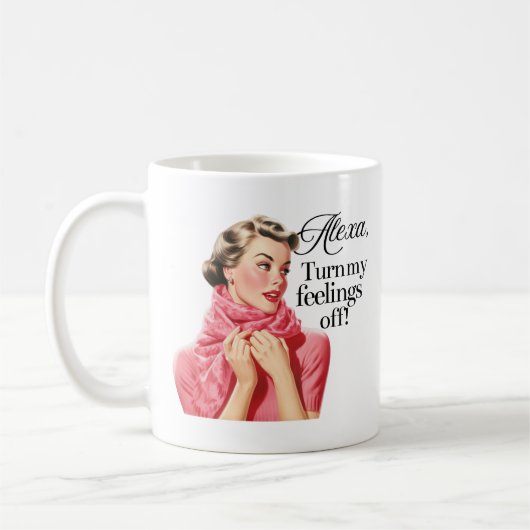 Mug Alexa, Éteins Mes Sentiments De Musique (Gauche)
