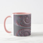 Mug ALEXA ~ GLOSSY 3D Zany Rose Silver ~ (Gauche)