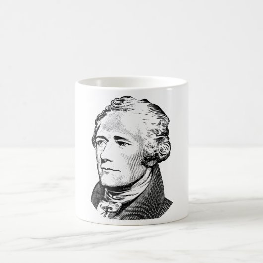 Mug Alexander Hamilton - graphique de père fondateur (Centre)