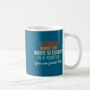 Mug Alexander Hamilton Vintage a écrit 51 graphisme