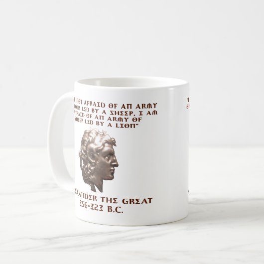 Mug Alexandre le grand (Devant gauche)