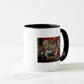 Mug Alexandre le grand dans le temple de Jérusalem (Devant droit)