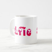 Mug Alfie dans les coeurs (Devant gauche)