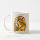 Mug Alfonse Mucha Zodiac Art nouveau femme (Gauche)