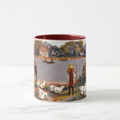 Mug Alfred Sisley art : Au bord de la rivière Loing (Centre)