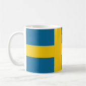 Mug Älg / Moose med Svenska flaggan (Gauche)