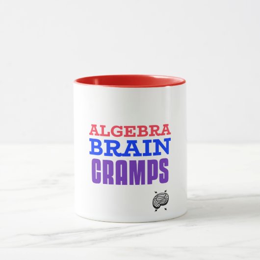 Mug Algebra Cerveau Crampes Math Algebra Enseignant (Centre)